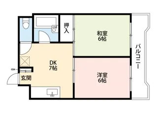 福岡県福岡市南区三宅3丁目【マンション】の間取り