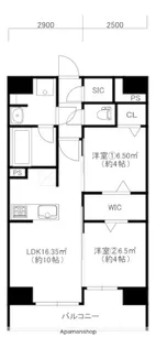 MODERNPALAZZOSOUTH薬院【11階】の間取り