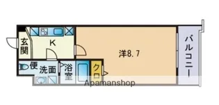 エンクレスト警固【5階】の間取り