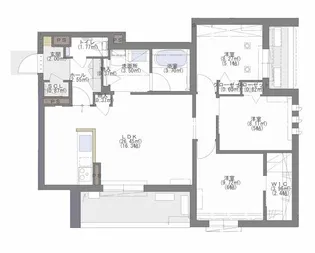 PLANCHER西新【2階】の間取り