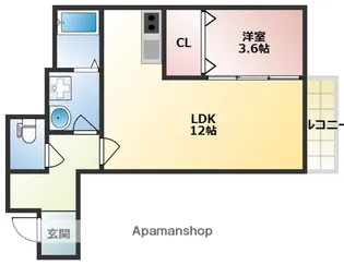 SunMark賀茂【2階】の間取り