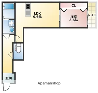 SunMark賀茂【2階】の間取り