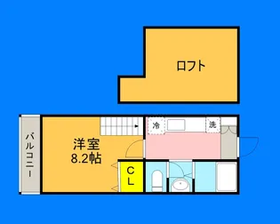 メゾン福重【1階】の間取り