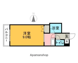 OAK VILLA 室見14TH(旧アメニティ南庄)【3階】の間取り