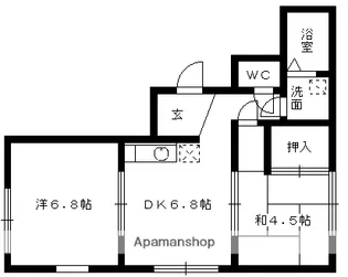 藤崎カステリア【2階】の間取り