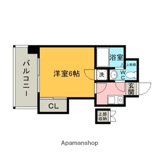 エステートモア博多グランA・B棟【1階】の間取り