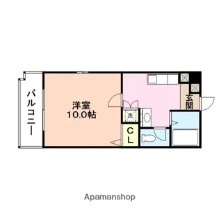 ソレイユ博多駅南【4階】の間取り
