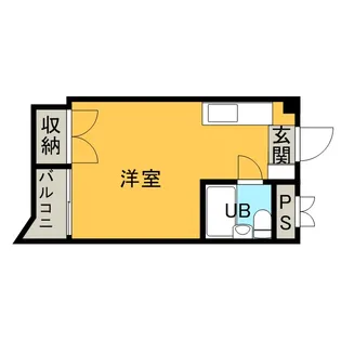 戸渡ビル【4階】の間取り