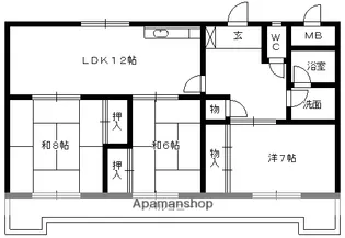 第2ISABLGビル【5階】の間取り
