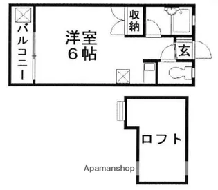 SPACE七隈【1階】の間取り