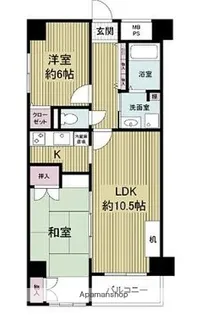 フォレステージュ天神【5階】の間取り