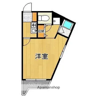 ヒルズ西赤坂【4階】の間取り