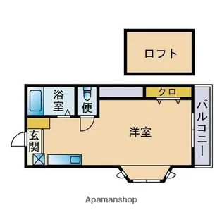 ブーゲンビリアドーム前【1階】の間取り