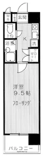 ウイング21高宮【5階】の間取り