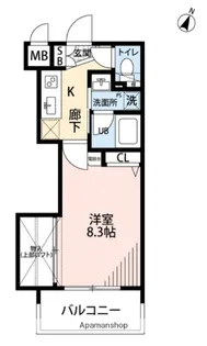 アクタス天神セントラルタワー【14階】の間取り