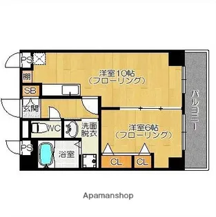 平尾弐番街ビル【3階】の間取り