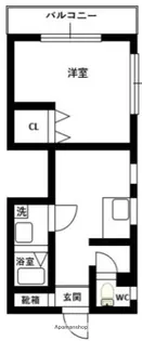 エムビル薬院【5階】の間取り
