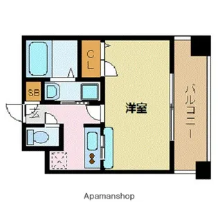 エンクレスト薬院【2階】の間取り