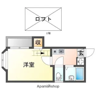 ピュア平尾壱番館【2階】の間取り