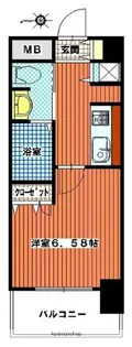 ステイツ姪浜駅前【3階】の間取り