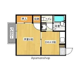 ヴィラウィステリア【2階】の間取り