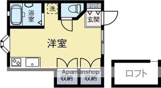 ミレニアム友丘【1階】の間取り