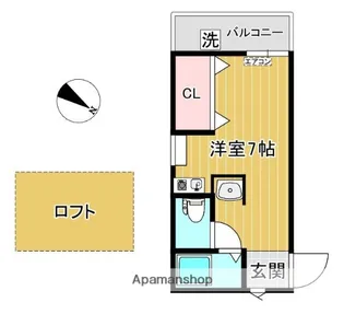 ピアーハイツ【1階】の間取り