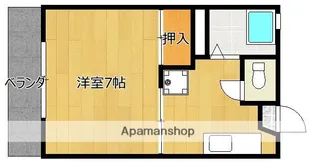 井手口コーポ【1階】の間取り