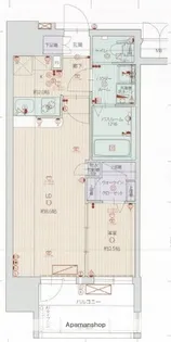 グランフォーレプライム西新【5階】の間取り