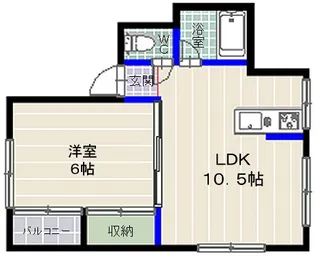 プレジデントマンション【5階】の間取り