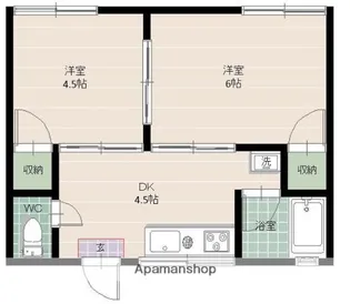 藤嶋コーポ【2階】の間取り
