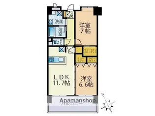 ヘスティア大濠【8階】の間取り