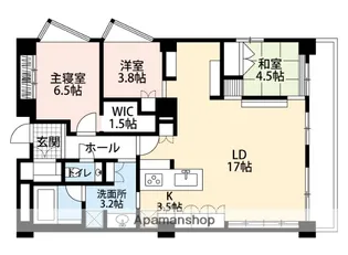 ネオハイツ大濠エリュ【2階】の間取り