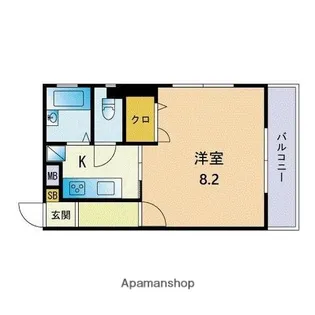 パークサイド瑞野Ⅱ【9階】の間取り