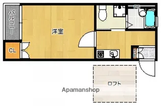 セントラルステイツⅡ【1階】の間取り
