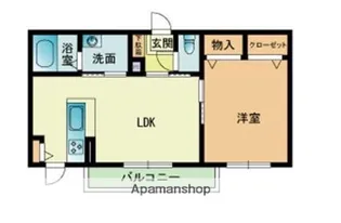 1LDKの間取り画像