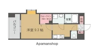 カリフィカーダ山荘【7階】の間取り