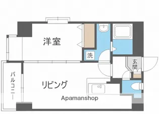 ミラバ天神【2階】の間取り