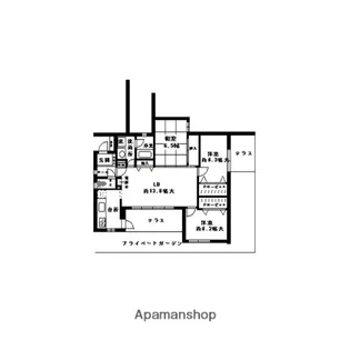 カルシア小戸ナチュア【1階】の間取り