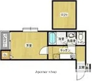 コンフォートベネフィス姪浜11【2階】の間取り