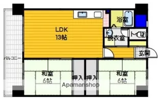 CASA・GRAND ヴィルズⅠ【1階】の間取り