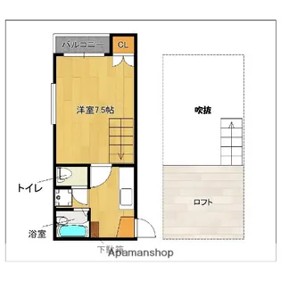 ラウレア百道パークサイド【2階】の間取り