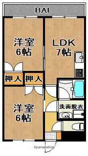 メゾンド高岡【4階】の間取り