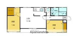 メゾン・ド・ベール【2階】の間取り