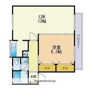 まさきコーポ【2階】の間取り