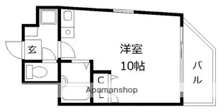 コンフォートビル【6階】の間取り