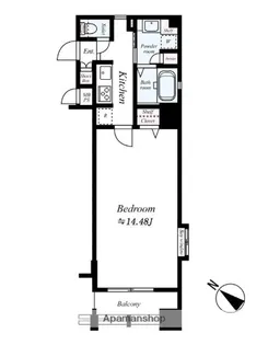 サヴォイ ジ・アトリウム【3階】の間取り