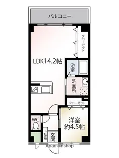 ダイアパレス白金【3階】の間取り