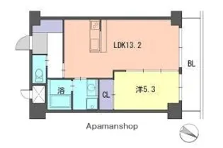 レジデンス住吉【4階】の間取り