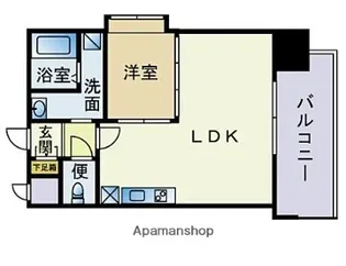 エステートモア平尾公園通り【2階】の間取り